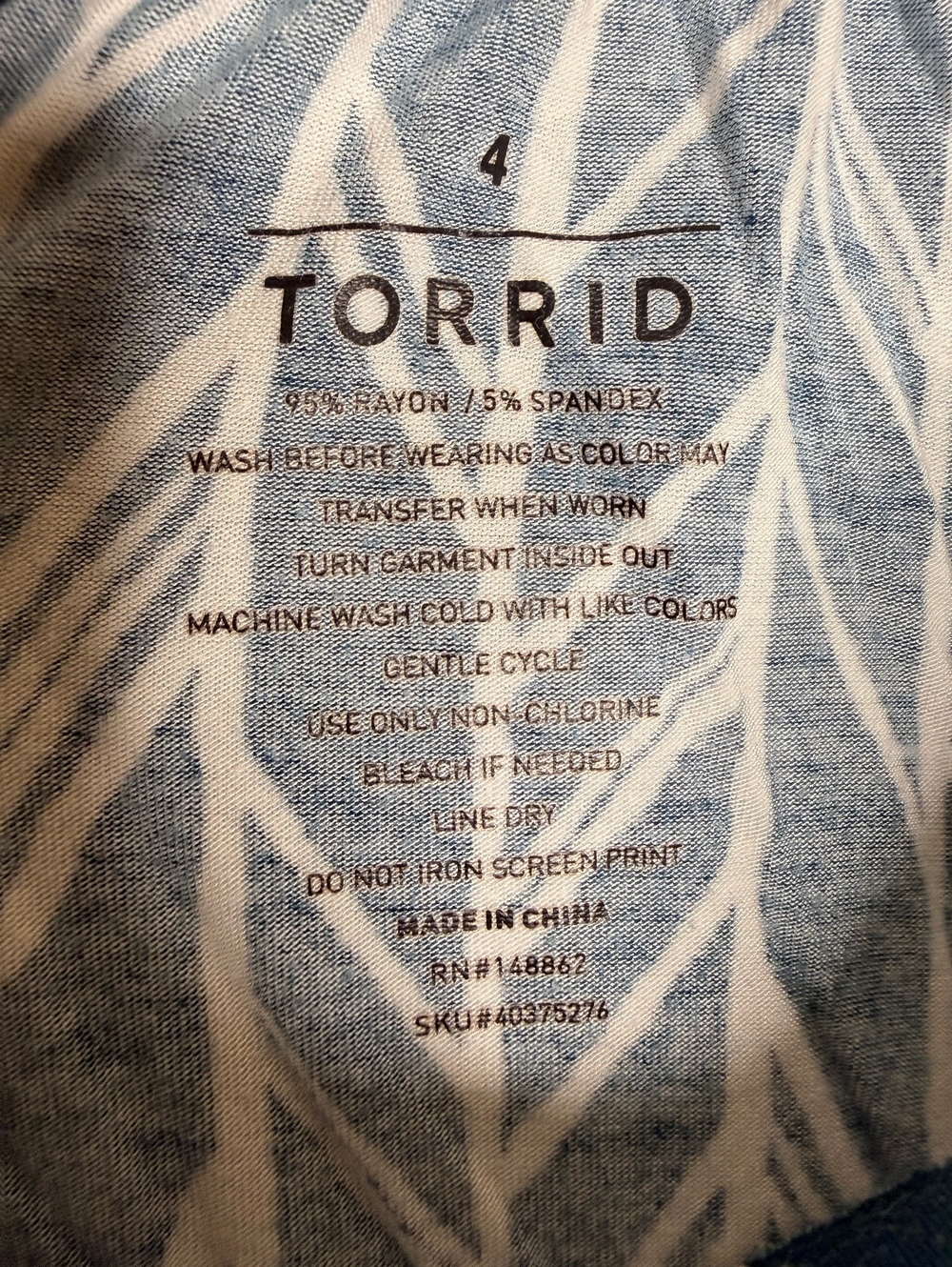 Torrid Teal Jersey Rayon Geometric Print Button Front Midi Skirt - Picture 5 of 7